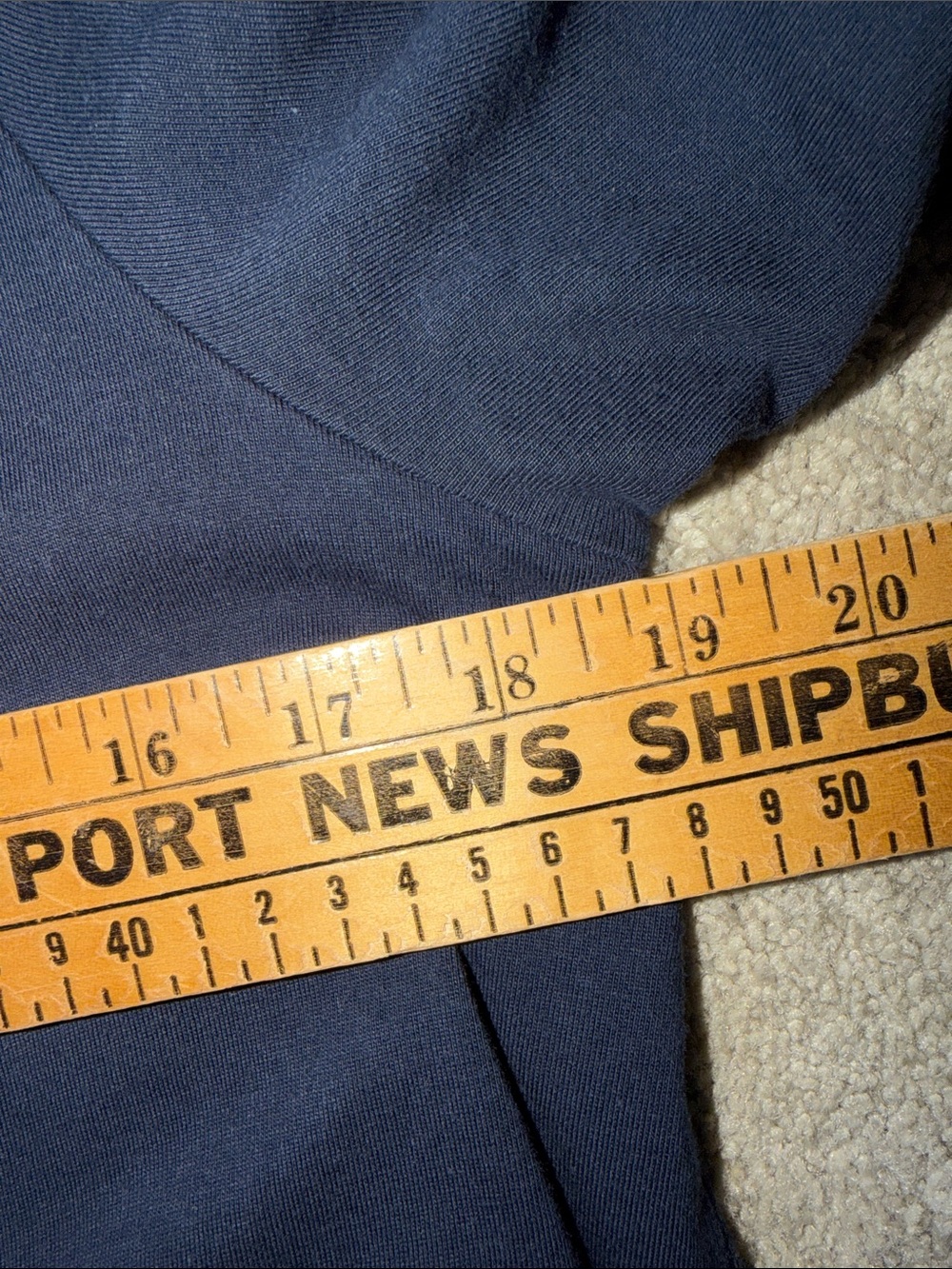 Tuckernuck Pomander Place Navy Short Sleeve T-Shirt Dress Med - Picture 5 of 6